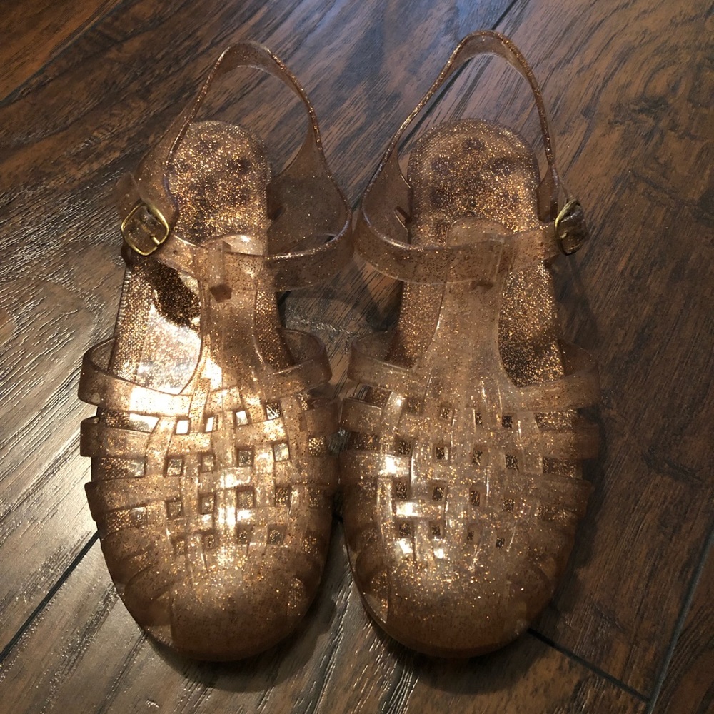 Gold glitter Jellies